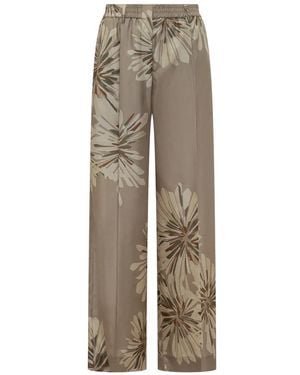 Brunello Cucinelli Wide Trousers - Natural