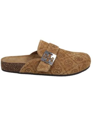Tory Burch Schoenen ,Bruin ,T Monogram Mellow Mule