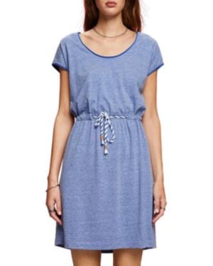 Esprit Tijdloze Zomerjurk Voor Vrouwen - Blauw