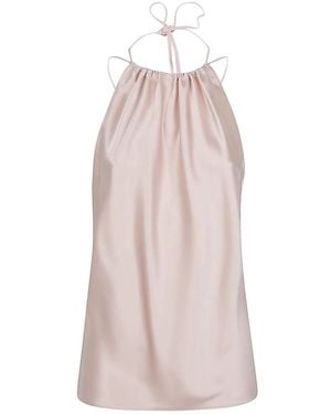 Pinko Sleeveless Tops - Pink