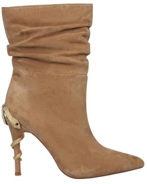 Alma En Pena. Heeled Boots - Brown