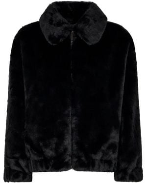 Mc2 Saint Barth Faux Fur & Shearling Jackets - Noir