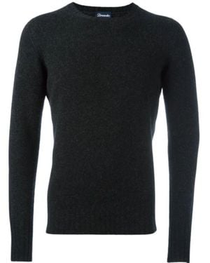 Drumohr Round-Neck Knitwear - Black