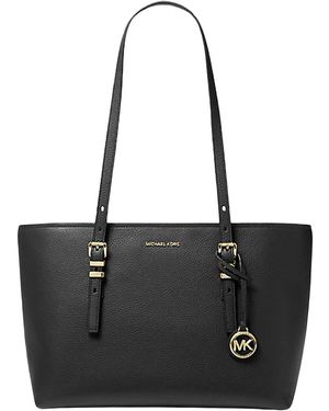 Michael Kors Gestructureerde Quinn Tote Tas - Zwart