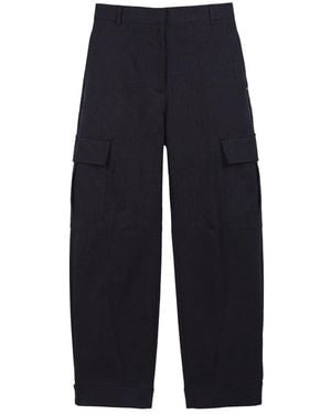 Ottod'Ame Straight Trousers - Blu