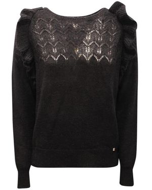 Kocca Schwarzer Wollpullover Beran A22Pma7938Aau0000