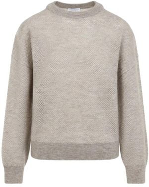 Brunello Cucinelli Round-Neck Knitwear - Gris