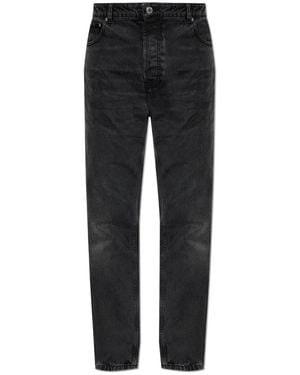 Ami Paris Straight Jeans - Negro