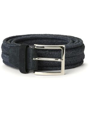 Cinture intrecciate da uomo blu