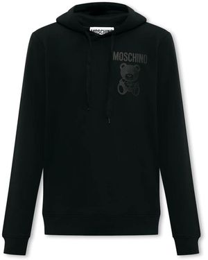 Moschino Hoodies - Black