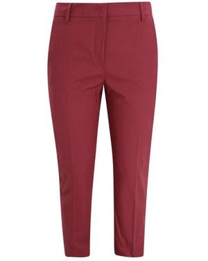 Weekend by Maxmara Cropped Trousers - Red
