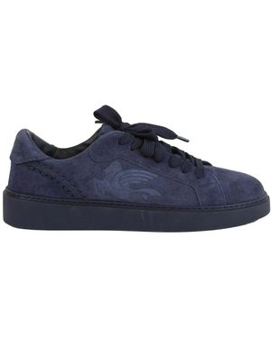 Etro Cassetta Sneakers - Blau