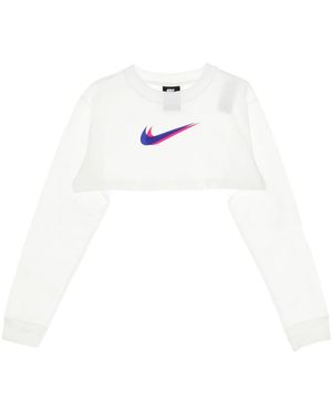 Nike Long Sleeve Training Tops - Blanco