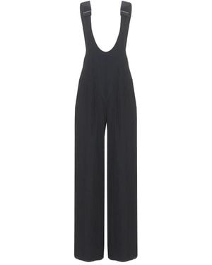 Lanvin Jumpsuits & Playsuits ,Blauw ,Jumpsuits - Zwart