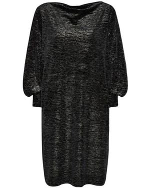Elena Miro Midi-Kleid - Schwarz