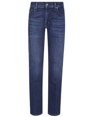 7 For All Mankind Slim-Fit Jeans - Bleu