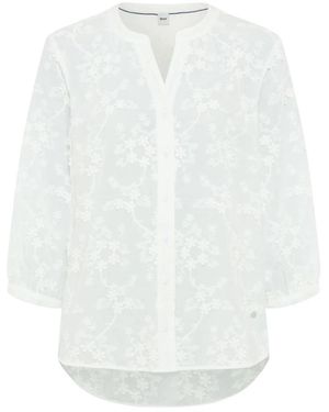 Brax Overhemden ,Wit ,Katoen Style Velia Blouse