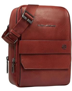 Piquadro Cross Body Messenger - Red