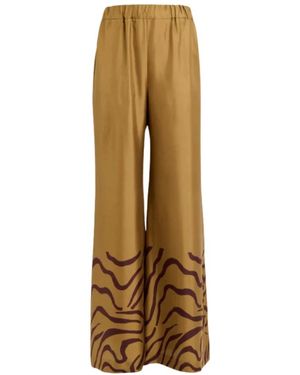 Raquel Diniz Wide Trousers - Naturel