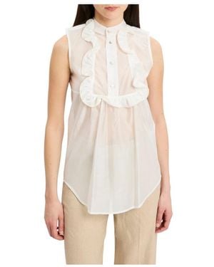 Dixie Sleeveless Tops - Blanco