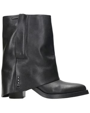 Ash Cowboy Boots - Noir
