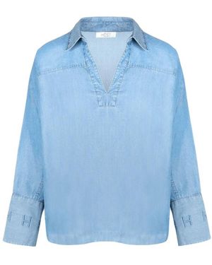 Hèst Miriam Tencel Hemd - Blau