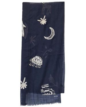 Paul Smith Winter Scarves - Blue
