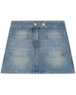 Courreges Denim Skirts - Blue