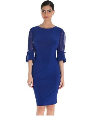 FRANK LYMAN Short Dresses - Azul