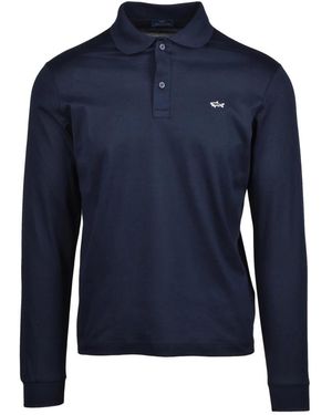 Paul & Shark Tops ,Blauw ,Katoen Polo