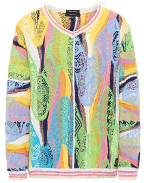 carlo colucci V-Neck Knitwear - Verde