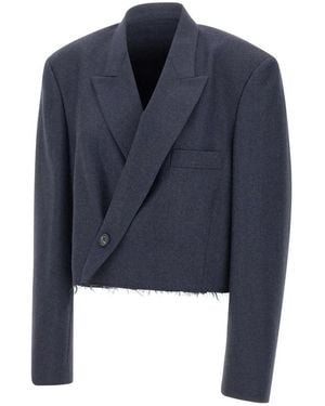 MM6 by Maison Margiela Blazers - Blue