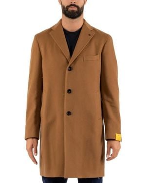 Tagliatore Jassen ,Bruin ,Single-Breasted Coats