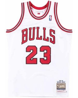 Mitchell & Ness Fitness ,Wit ,Sportswear - Rood