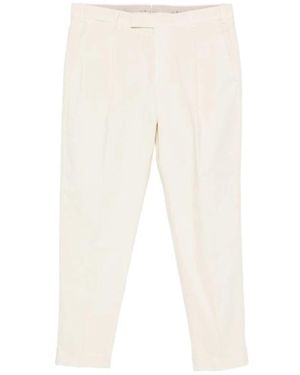 PT Torino Slim-Fit Trousers - Natural