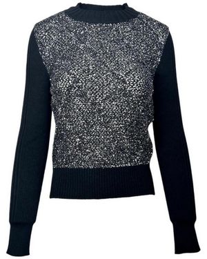 D.exterior Round-Neck Knitwear - Blue