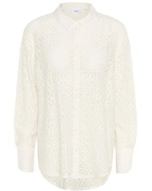 Saint Tropez Ice Shirt Martinasz Bluse Modell - Weiß