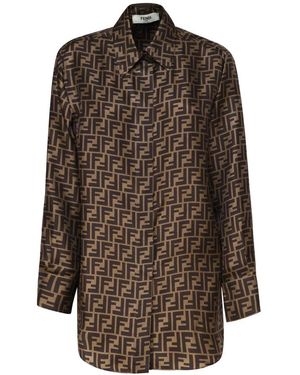 Fendi Shirts - Brown