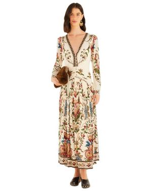 FARM Rio Midi Dresses - Metallizzato