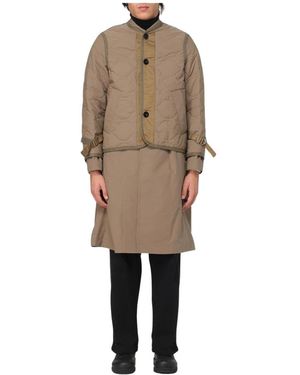 Sacai Single-Breasted Coats - Neutro