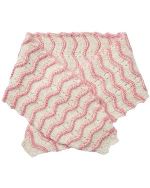 Lolly's Laundry Accessoires ,Veelkleurig ,Nylon Callie Ll Knit Scarf - Rood