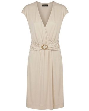 Nenette Midi Wickelkleid - Natur