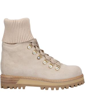 Le Silla Lace-Up Boots - Neutro