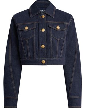 Balmain Denimjacke - Blau
