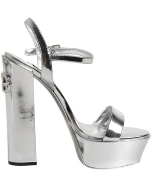 Dolce & Gabbana High Heel Sandals - Metallizzato
