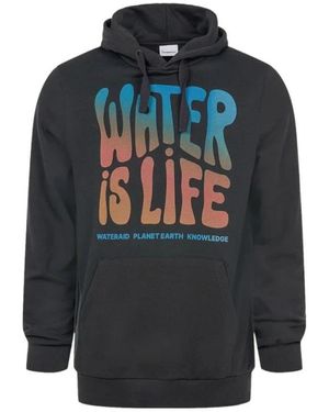 Knowledge Cotton Hoodies - Blue