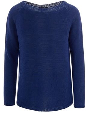 Max Mara Round-Neck Knitwear - Azul