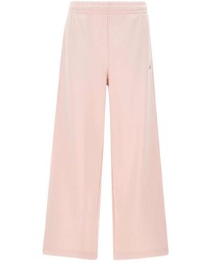 Lacoste Broeken ,Roze ,Katoen Flared Joggingbroek