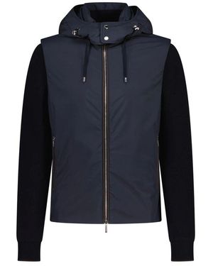 Moorer Jacke Mit Abnehmbaren Ärmeln Und Daunenfüllung - Blau