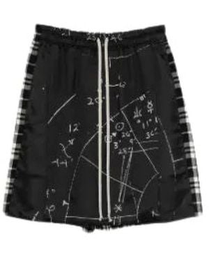 Rick Owens Long Shorts - Negro